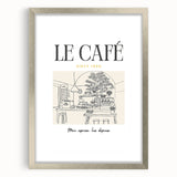 Textured abstract art print in silver frame with mat, featuring swirls in muted earth tones, ideal for bedroom art.