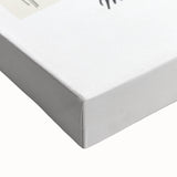 Large art on stretched canvas featuring a black and white landscape painting, suitable for bedroom wall decor.