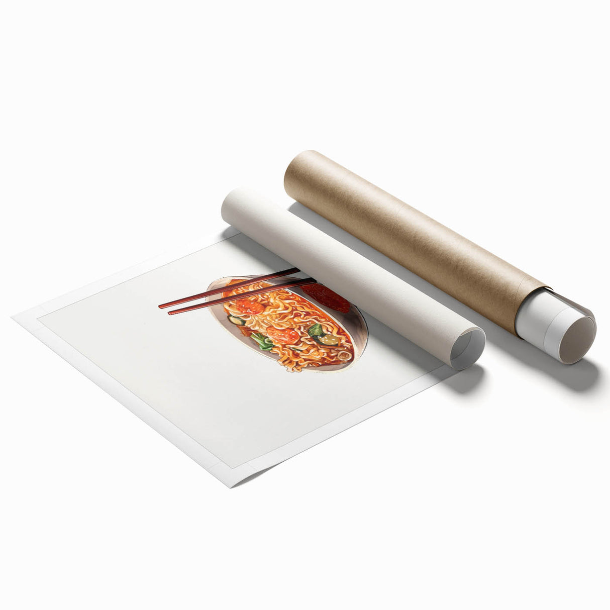 Extra large floral art on a rolled print, featuring soft pastel colors, ideal for classy bathroom wall art.