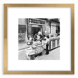 Extra large abstract art print featuring textured swirls in earth tones, framed in gold, suitable for living room decor.