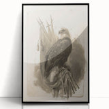 Bald Eagle & Flags - Independence Day Wall Art