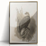 Bald Eagle & Flags - Independence Day Wall Art
