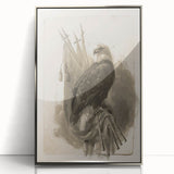Bald Eagle & Flags - Independence Day Wall Art