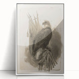 Bald Eagle & Flags - Independence Day Wall Art