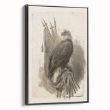 Bald Eagle & Flags - Independence Day Wall Art