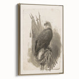 Bald Eagle & Flags - Independence Day Wall Art