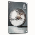 Silver Disco Ball Reflection - New Year's Eve Wall Art Print