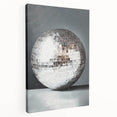 Silver Disco Ball Reflection - New Year's Eve Wall Art Print
