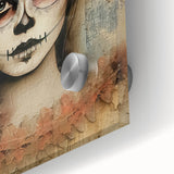 Butterfly Catrina Portrait – Día de los Muertos Canvas Art