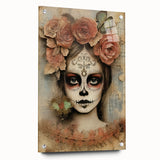 Butterfly Catrina Portrait – Día de los Muertos Canvas Art