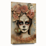 Butterfly Catrina Portrait – Día de los Muertos Canvas Art