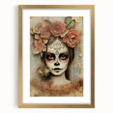 Butterfly Catrina Portrait – Día de los Muertos Canvas Art