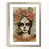Butterfly Catrina Portrait – Día de los Muertos Canvas Art