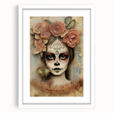 Butterfly Catrina Portrait – Día de los Muertos Canvas Art