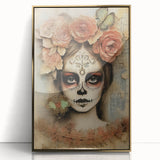 Butterfly Catrina Portrait – Día de los Muertos Canvas Art