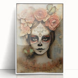 Butterfly Catrina Portrait – Día de los Muertos Canvas Art