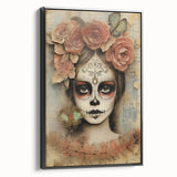 Butterfly Catrina Portrait – Día de los Muertos Canvas Art