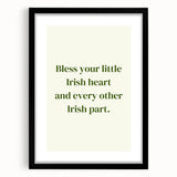 Irish Blessing St. Patrick's Day Wall Art - Celtic Home Decor