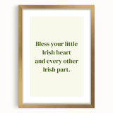 Irish Blessing St. Patrick's Day Wall Art - Celtic Home Decor