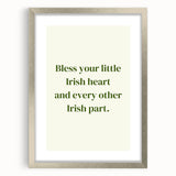 Irish Blessing St. Patrick's Day Wall Art - Celtic Home Decor