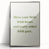 Irish Blessing St. Patrick's Day Wall Art - Celtic Home Decor