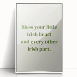 Irish Blessing St. Patrick's Day Wall Art - Celtic Home Decor