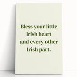 Irish Blessing St. Patrick's Day Wall Art - Celtic Home Decor