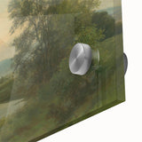 A Landscape with a Swamp - Tranquil Impressionist Art by Lajos Csordák