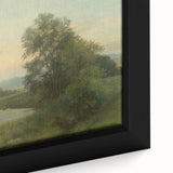 A Landscape with a Swamp - Tranquil Impressionist Art by Lajos Csordák