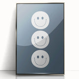 Smiley Faces - Boys Room Wall Art Kids Wall Art Prints