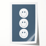 Smiley Faces - Boys Room Wall Art Kids Wall Art Prints