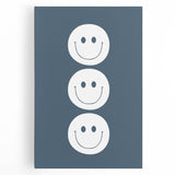 Smiley Faces - Boys Room Wall Art Kids Wall Art Prints