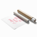 I Love You to the Moon Girls Room Wall Art – Nursery Print