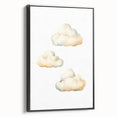 Dreamy Watercolor Clouds Nursery Wall Art - Baby Room Decor