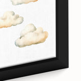 Dreamy Watercolor Clouds Nursery Wall Art - Baby Room Decor