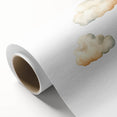 Dreamy Watercolor Clouds Nursery Wall Art - Baby Room Decor