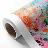 Acrylic Glass Art for Kids - Vibrant Coral Reef Nursery Print