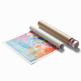 Acrylic Glass Art for Kids - Vibrant Coral Reef Nursery Print