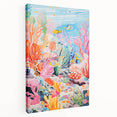 Acrylic Glass Art for Kids - Vibrant Coral Reef Nursery Print