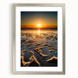 Silver landscape frame with mat, showcasing an elegant front view, perfect for displaying artwork or photographs in modern home decor. Ideal for enhancing interior aesthetics.