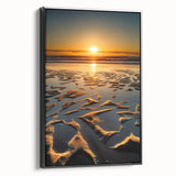 Framed landscape canvas art showcasing a serene black and white mountain scene, designed for modern home decor, highlighting elegant craftsmanship and style.