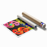Graffiti Pop Art Wall Art – Bold Colorful Canvas Print