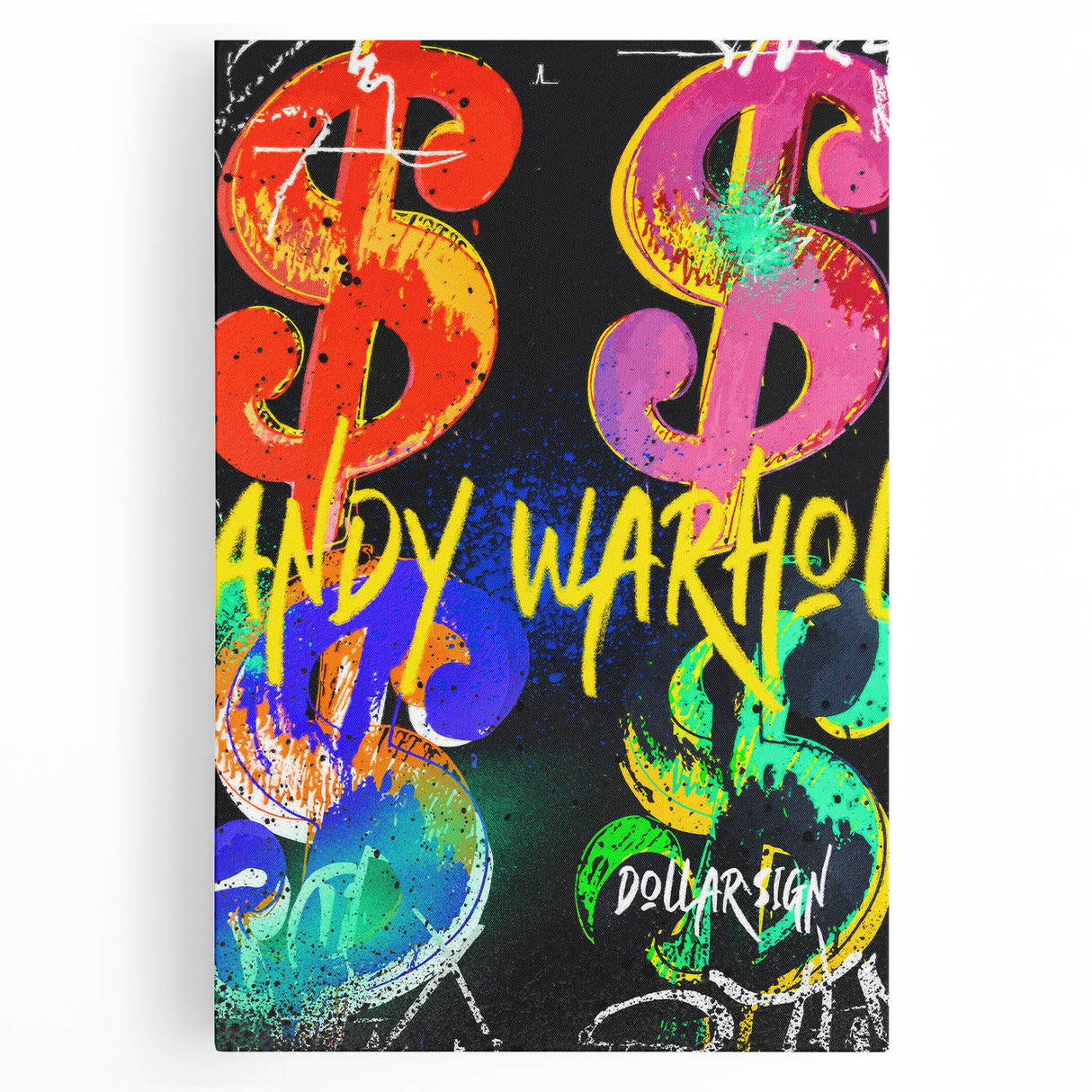 Graffiti Pop Art Wall Art – Bold Colorful Canvas Print