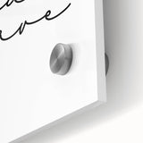 Modern Typography “Little Man Cave” Art Print for Kids Room