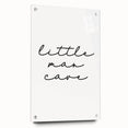 Modern Typography “Little Man Cave” Art Print for Kids Room