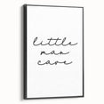 Modern Typography “Little Man Cave” Art Print for Kids Room