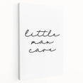 Modern Typography “Little Man Cave” Art Print for Kids Room