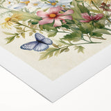 Inspirational Floral Typography Art - "It Is Well" Canvas Print