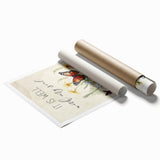 Inspirational Floral Typography Art - "It Is Well" Canvas Print