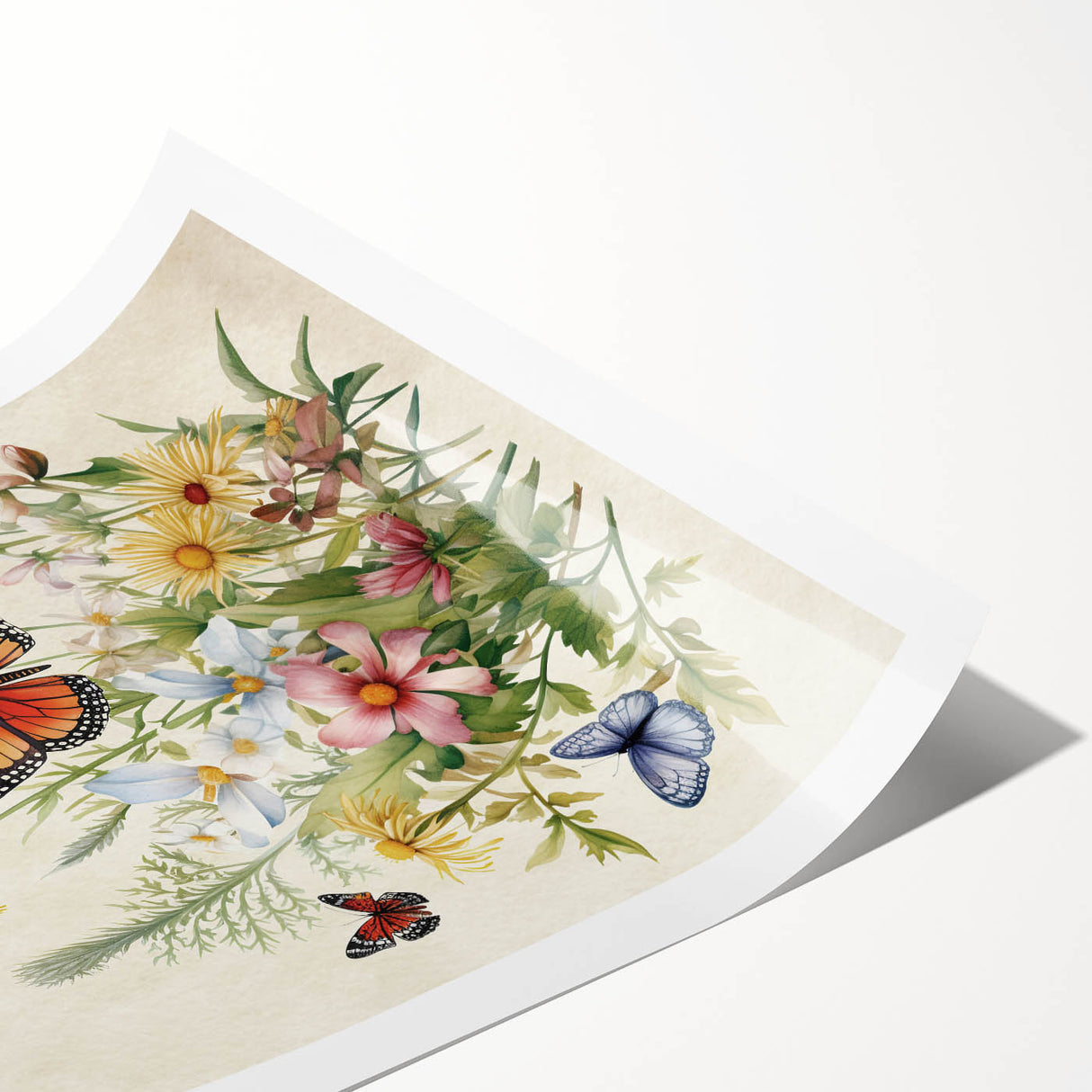 Inspirational Floral Typography Art - "It Is Well" Canvas Print